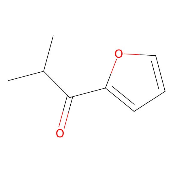 2D Structure of 1-(Furan-2-yl)-2-methylpropan-1-one