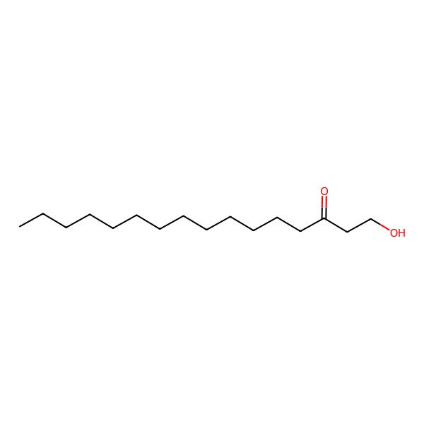 2D Structure of 1-Hydroxy-3-hexadecanone