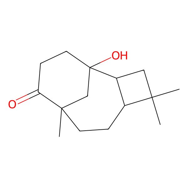 2D Structure of Caryolane-1-ol-9-one