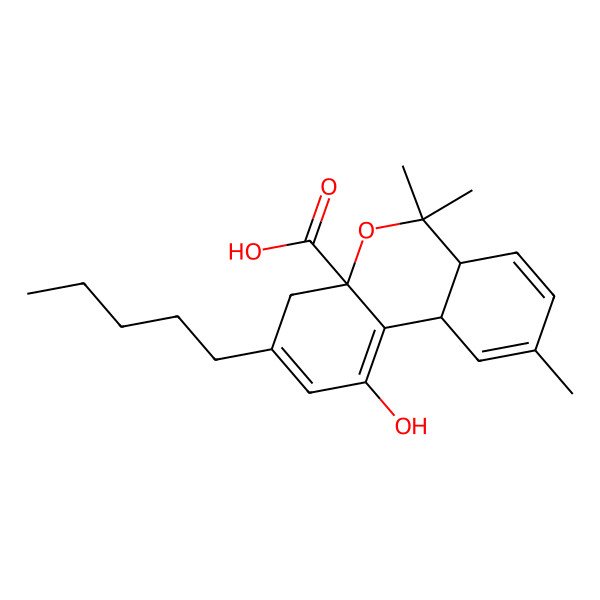 2D Structure of Tetrahydrocannabinolic acid