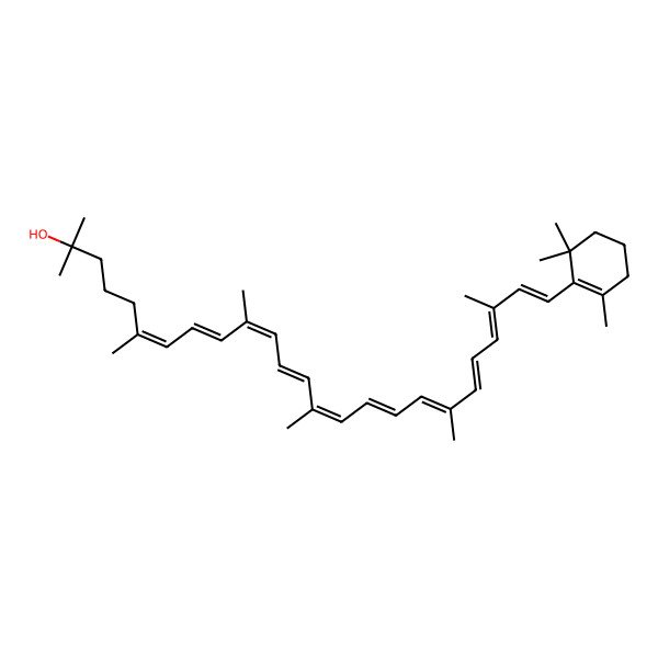2D Structure of 1'-Hydroxy-gamma-carotene