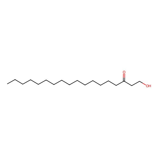 2D Structure of 1-Hydroxyoctadecan-3-one
