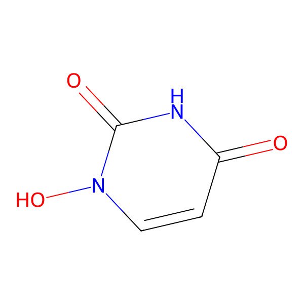 2D Structure of 1-Hydroxyuracil