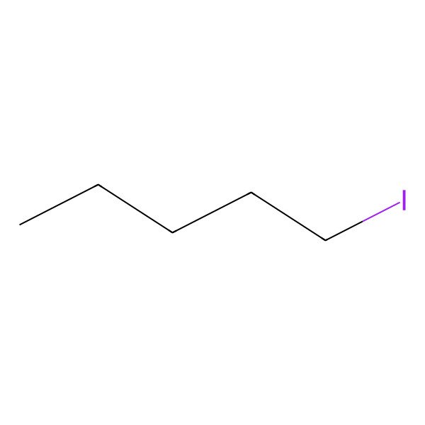 2D Structure of 1-Iodopentane