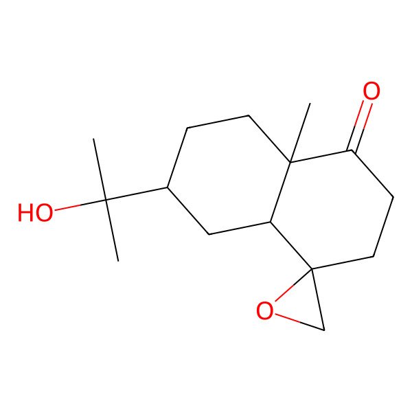 2D Structure of 1-Keto-4alpha,15-epoxyeudesm-11-ol