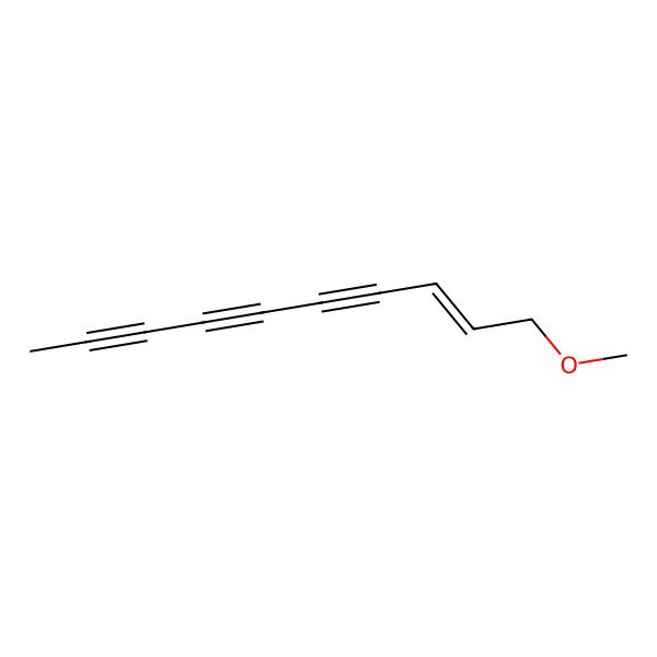 2D Structure of 1-Methoxy-dec-2-ene-4,6,8-triyne