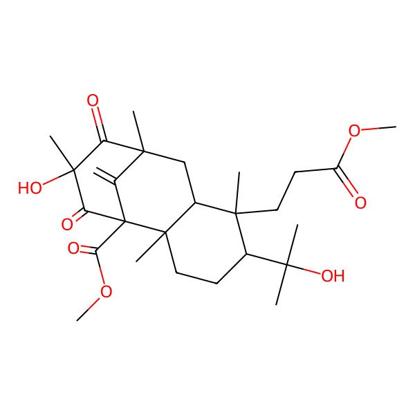 2D Structure of 1-methoxy-hydropreaustinoid A1