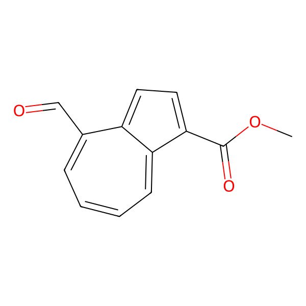 2D Structure of 1-Methoxycarbonyl-4-formylazulene 2D Structure of 1-Methoxycarbonyl-4-formylazulene