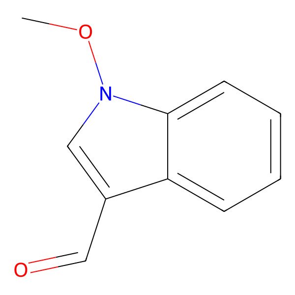 2D Structure of 1-Methoxyindole-3-carbaldehyde