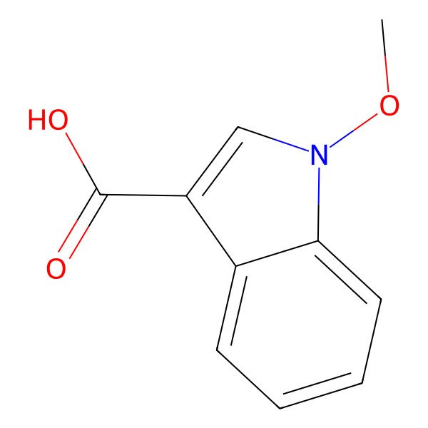 2D Structure of 1-Methoxyindole-3-carboxylic acid
