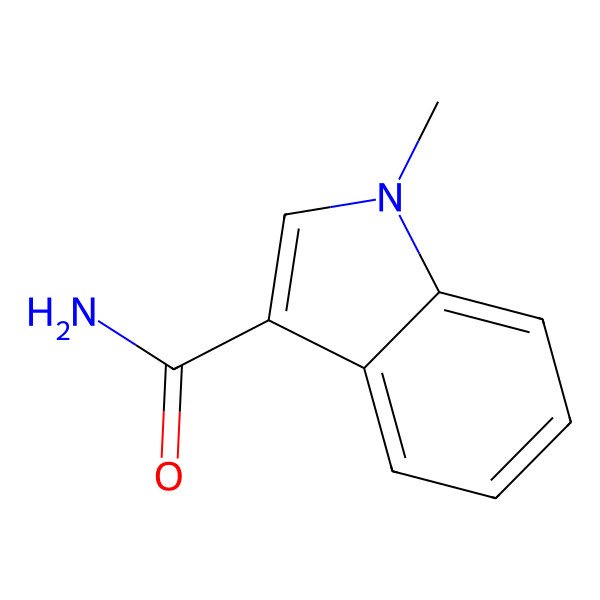 2D Structure of 1-methyl-1H-indole-3-carboxamide
