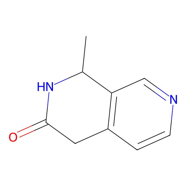 2D Structure of 1-methyl-2,4-dihydro-1H-2,7-naphthyridin-3-one