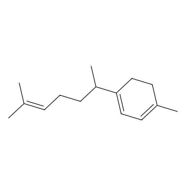 2D Structure of 1-Methyl-4-[(2S)-6-methylhept-5-en-2-yl]cyclohexa-1,3-diene
