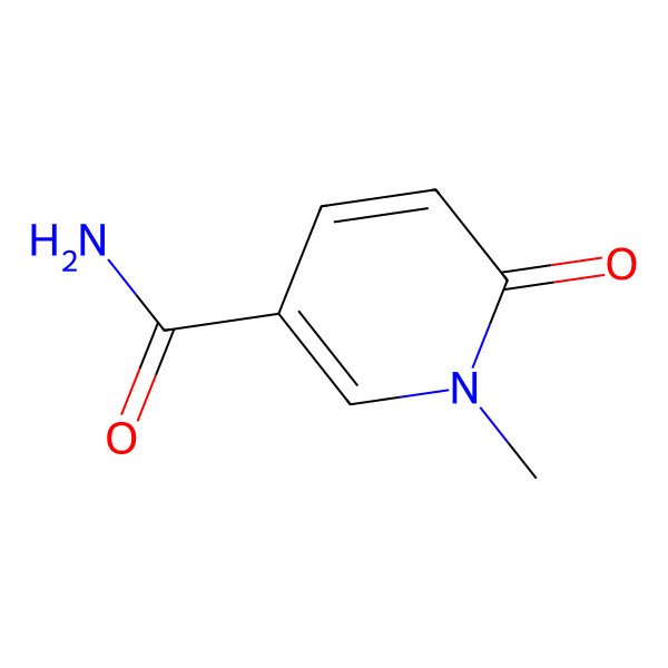 2D Structure of N1-Methyl-2-pyridone-5-carboxamide
