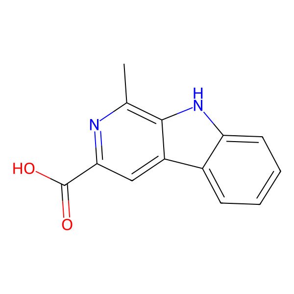 2D Structure of Harman-3-Carboxylic Acid