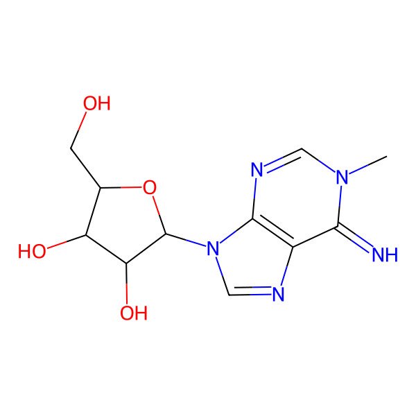 2D Structure of 1-Methyladenosine