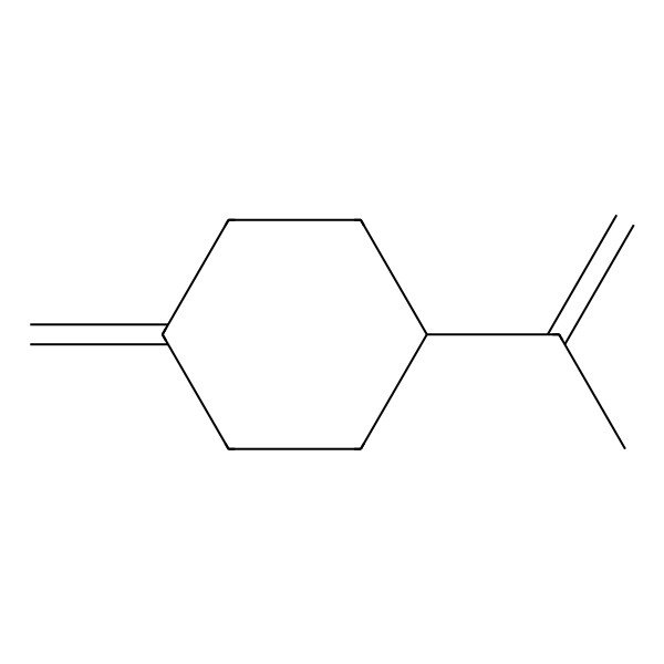 2D Structure of 1-Methylene-4-(1-methylvinyl)cyclohexane 2D Structure of 1-Methylene-4-(1-methylvinyl)cyclohexane