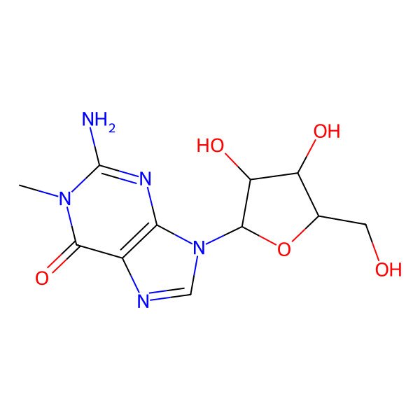 2D Structure of 1-Methylguanosine