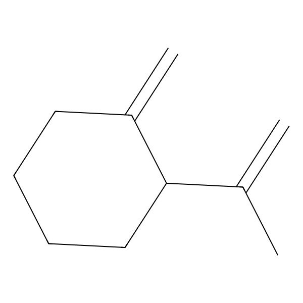 2D Structure of 1-Methylidene-2-prop-1-en-2-ylcyclohexane