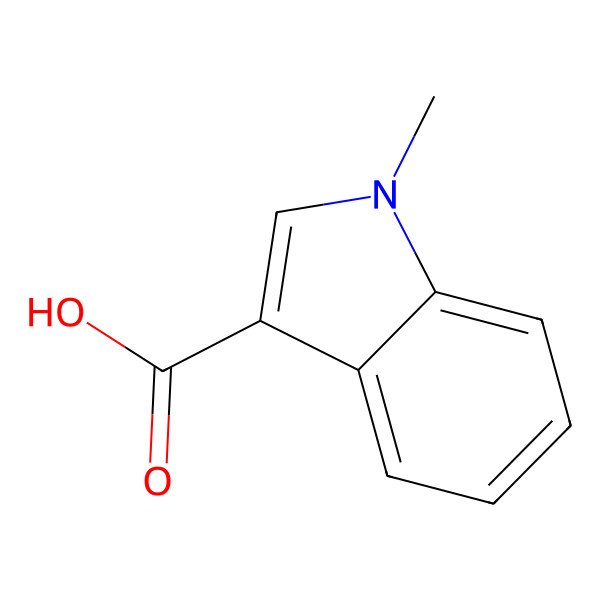 2D Structure of 1-Methylindole-3-carboxylic acid