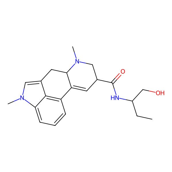 2D Structure of (8R)-N-[1-hydroxymethyl(propyl)]-1,6-dimethyl-9,10-didehydroergoline-8-carboxamide