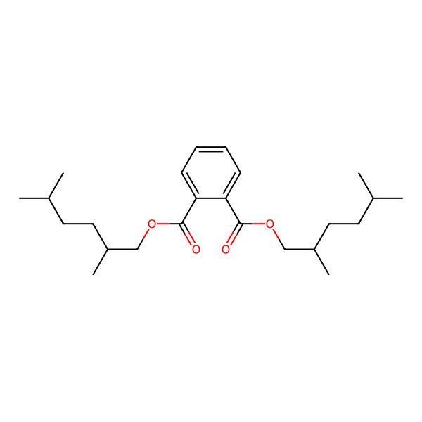 2D Structure of 1-O-[(2R)-2,5-dimethylhexyl] 2-O-[(2S)-2,5-dimethylhexyl] benzene-1,2-dicarboxylate
