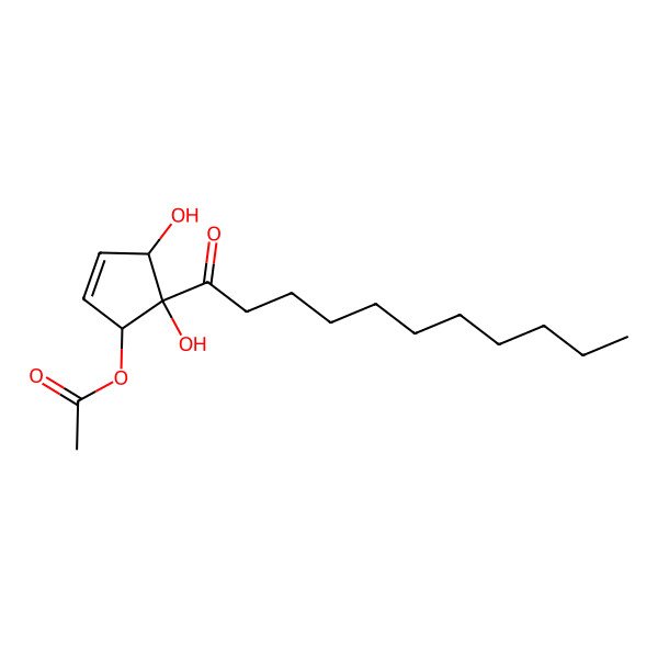 2D Structure of 1-O-acetyl hygrophorone E10