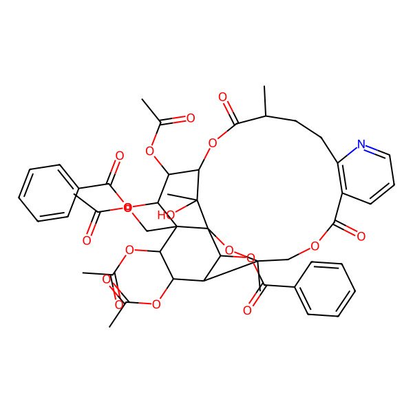 2D Structure of 1-O-Benzoyl-1-deacetyl-9'-deacetoxymekongensine