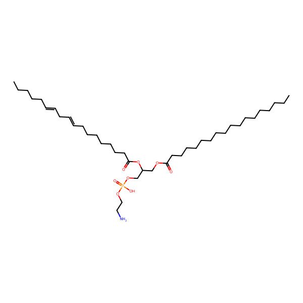 2D Structure of PE(18:0/18:2(9Z,12Z))