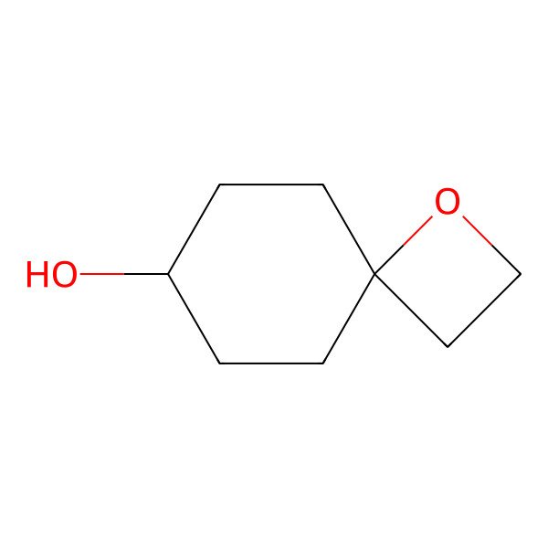 2D Structure of 1-Oxaspiro[3.5]nonan-7-ol