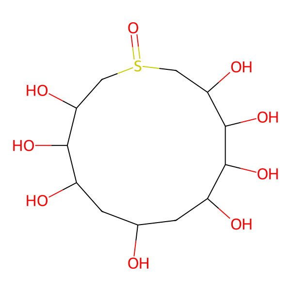 2D Structure of 1-Oxo-1$L^(4)-Thiacyclotridecane-3,4,5,6,8,10,11,12-Octol