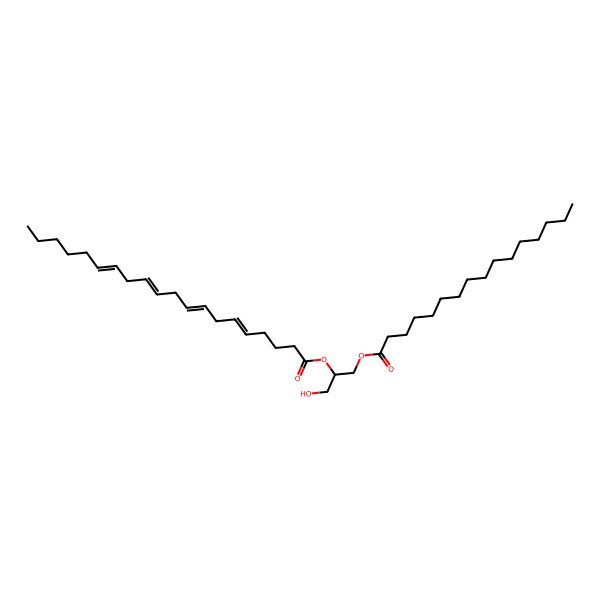 2D Structure of 1-Palmitoyl-2-arachidonoyl-sn-glycerol