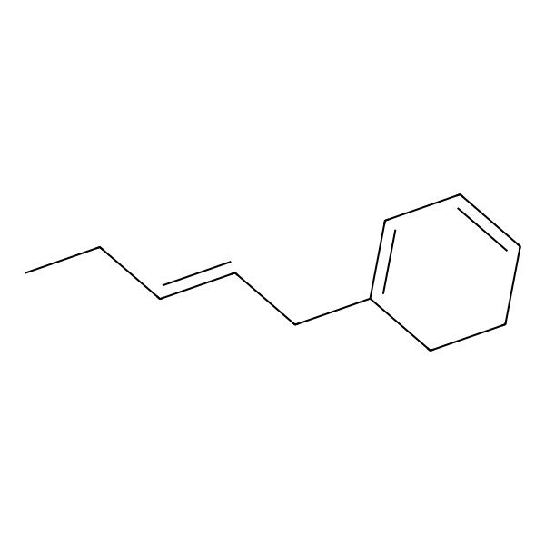2D Structure of 1-Pent-2-enylcyclohexa-1,3-diene 2D Structure of 1-Pent-2-enylcyclohexa-1,3-diene