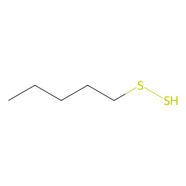 2D Structure of 1-Pentanesulfenothioic acid
