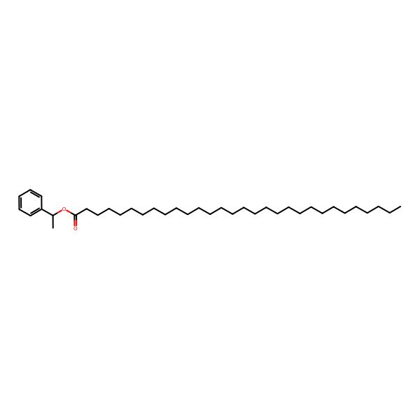 2D Structure of 1-Phenylethyl triacontanoate