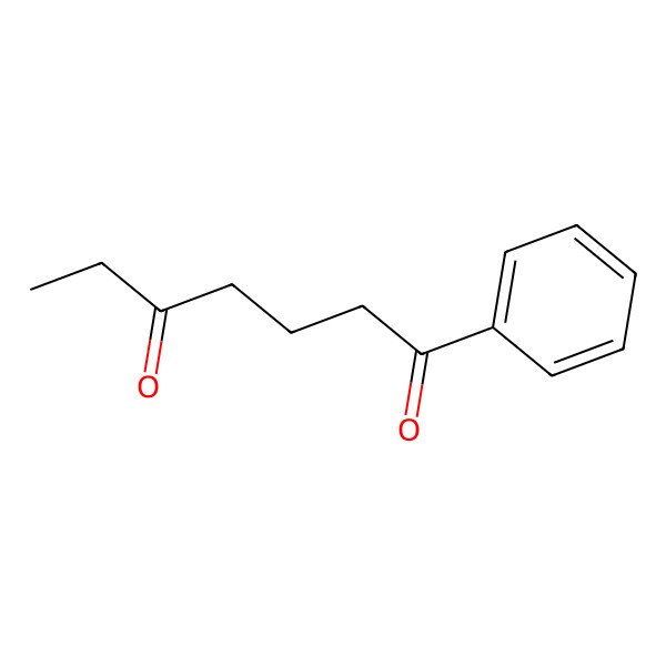 2D Structure of 1-Phenylheptane-1,5-dione