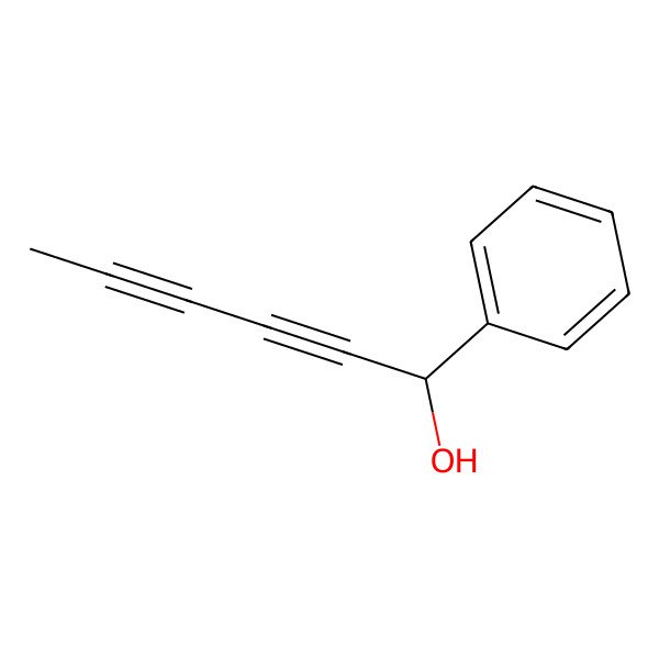 2D Structure of 1-Phenylhexa-2,4-diyn-1-ol