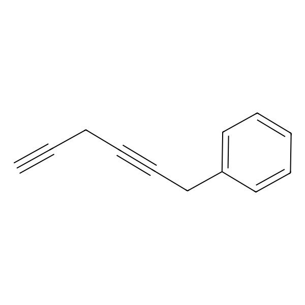 2D Structure of 1-Phenylhexa-2,5-diyne