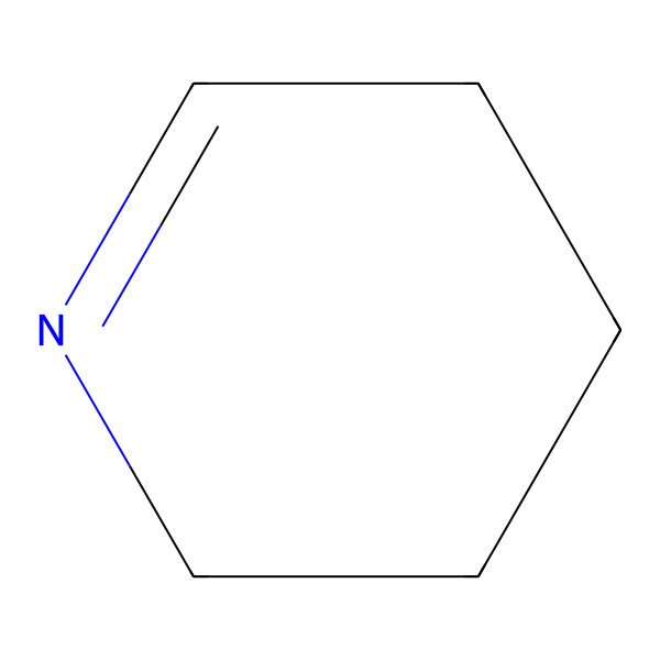 2D Structure of 1-Piperideine 2D Structure of 1-Piperideine