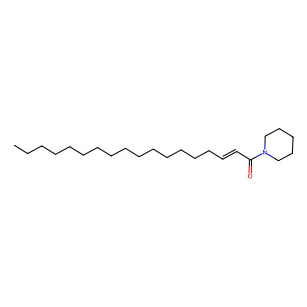 2D Structure of 1-(Piperidin-1-YL)octadec-2-EN-1-one