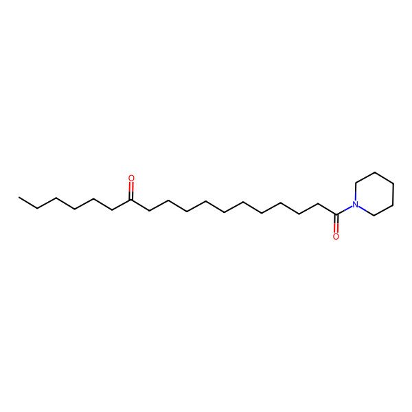 2D Structure of 1-Piperidin-1-yloctadecane-1,12-dione