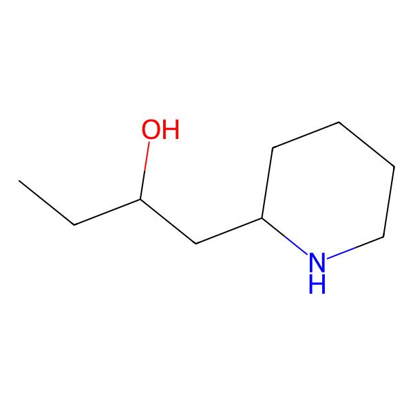 2D Structure of 1-Piperidin-2-ylbutan-2-ol