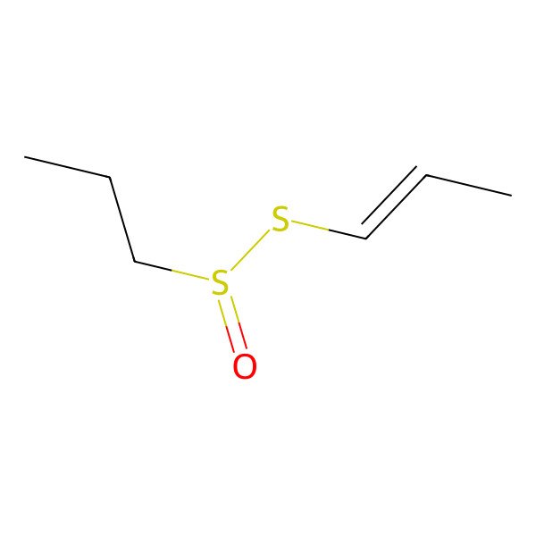 2D Structure of 1-Prop-1-enylsulfanylsulfinylpropane
