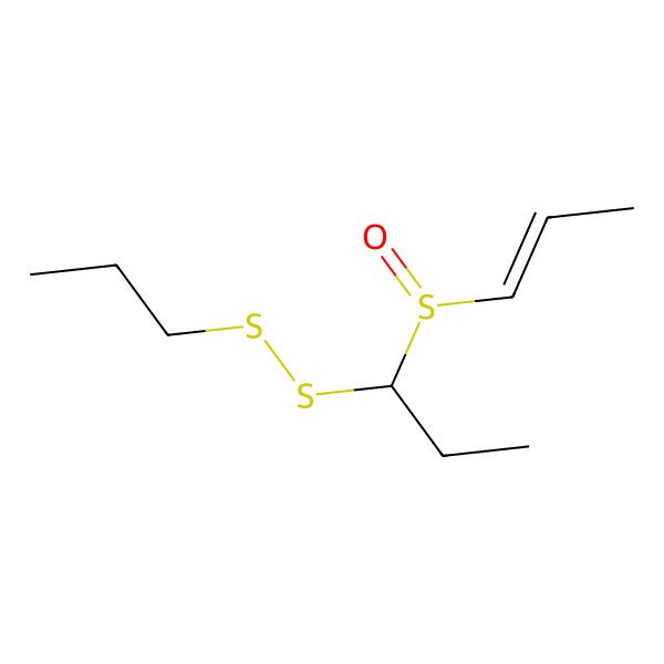 2D Structure of 1-Prop-1-enylsulfinyl-1-(propyldisulfanyl)propane