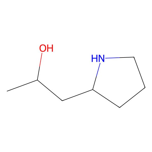 2D Structure of 1-(Pyrrolidin-2-yl)propan-2-ol
