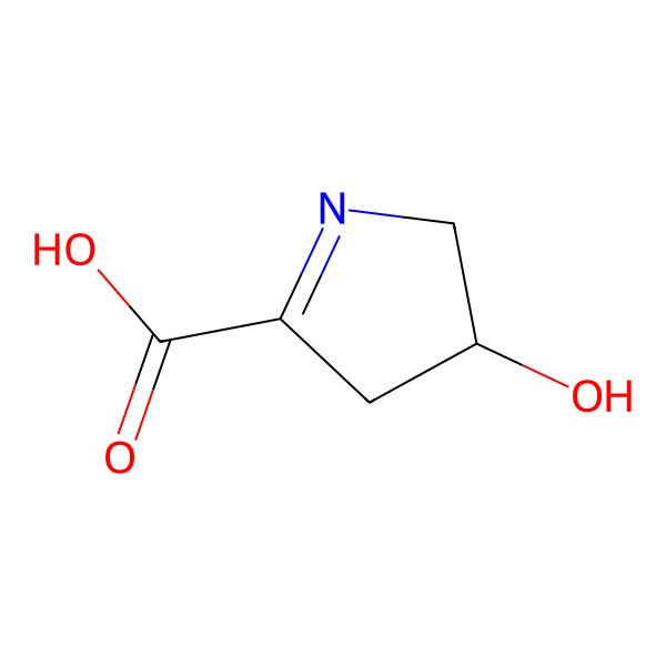 2D Structure of 1-Pyrroline-4-hydroxy-2-carboxylate