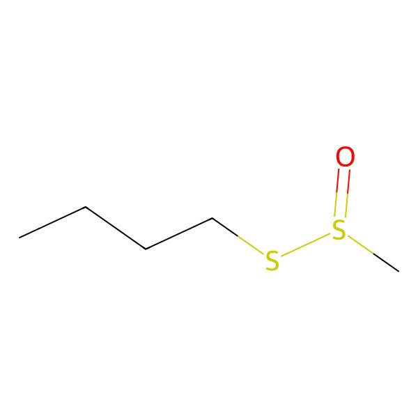 2D Structure of 1-[(S)-methylsulfinyl]sulfanylbutane