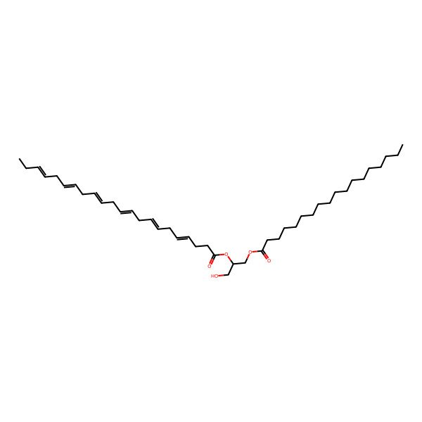 2D Structure of 1-Stearoyl-2-docosahexaenoyl-sn-glycerol