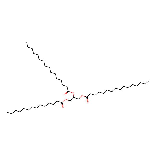 2D Structure of 1-Tetradecanoyl-2,3-dihexadecanoyl-sn-glycerol