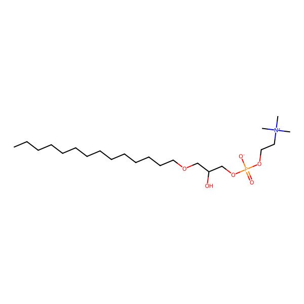 2D Structure of 1-Tetradecyl-sn-glycero-3-phosphocholine